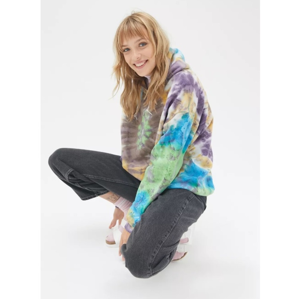Urban Renewal Alien Tie Dye Hoodie